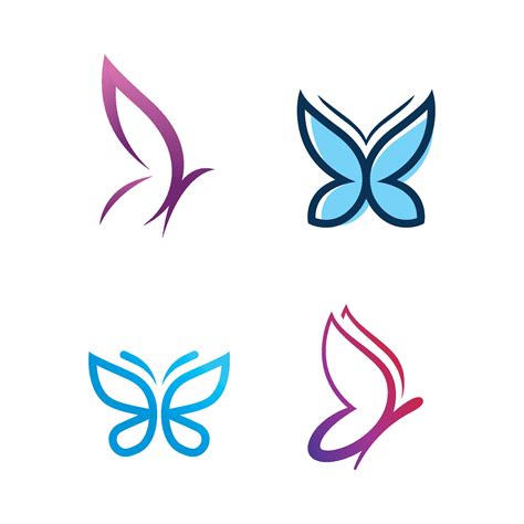 free butterfly logos.